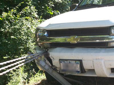 MVA - Car vs. Guardrail - August 16, 2010